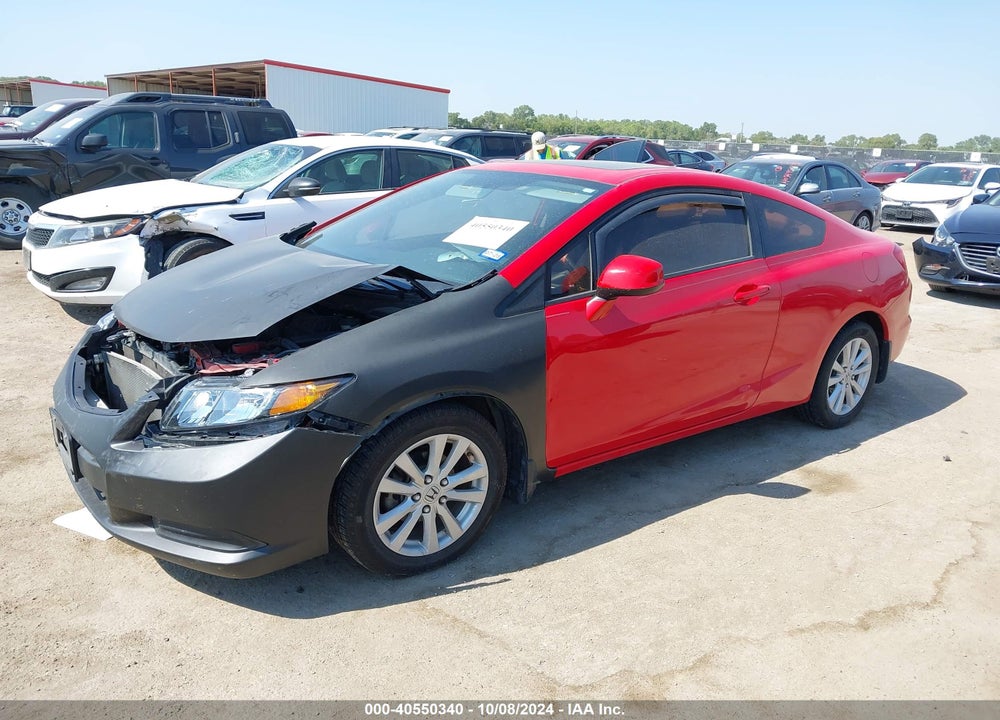 2012 HONDA CIVIC EX-L VIN: 2HGFG3B15CH557078