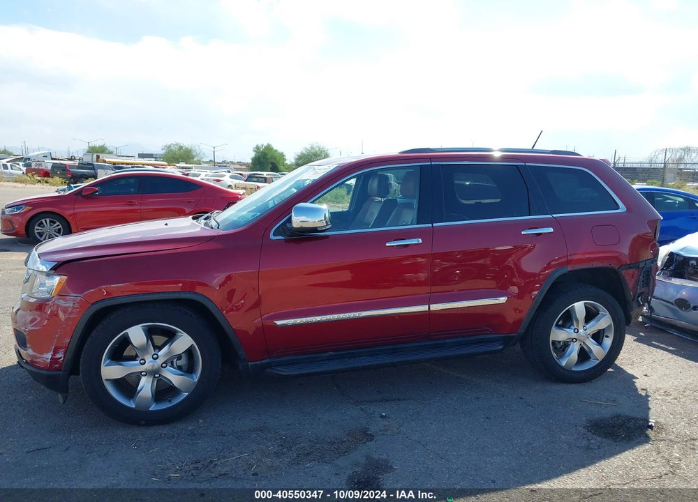 2012 JEEP GRAND CHEROKEE OVERLAND VIN: 1C4RJFCT4CC161032