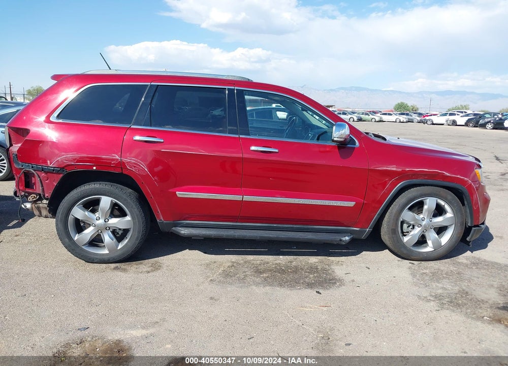 2012 JEEP GRAND CHEROKEE OVERLAND VIN: 1C4RJFCT4CC161032