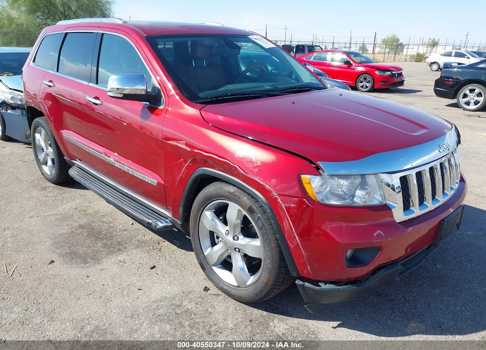 2012 JEEP GRAND CHEROKEE OVERLAND VIN: 1C4RJFCT4CC161032