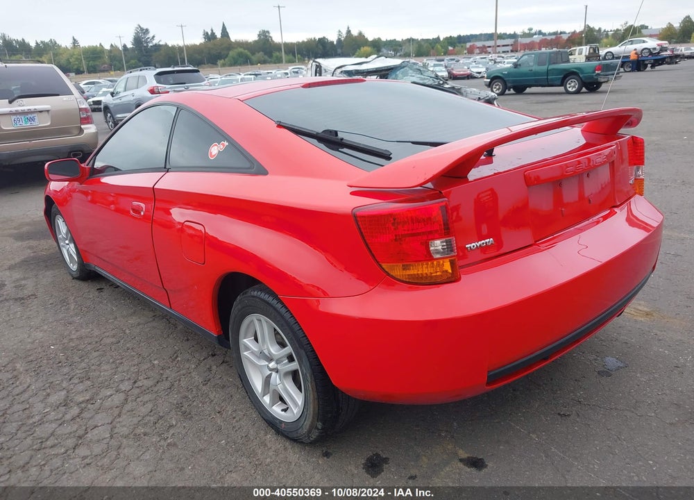 2001 TOYOTA CELICA GT VIN: JTDDR32T010085164
