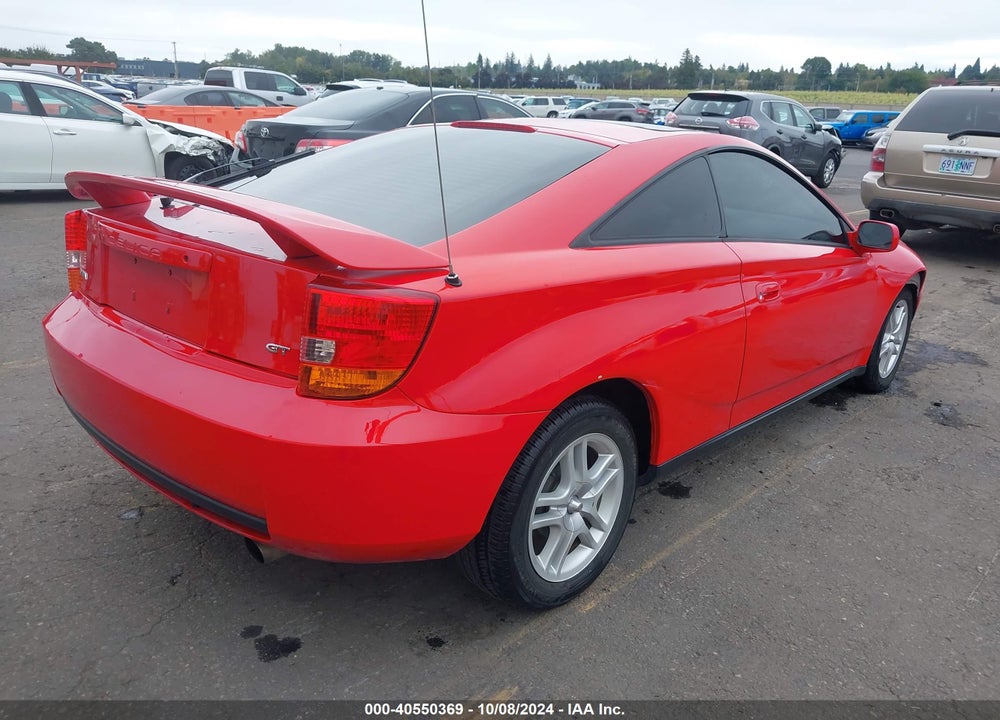 2001 TOYOTA CELICA GT VIN: JTDDR32T010085164
