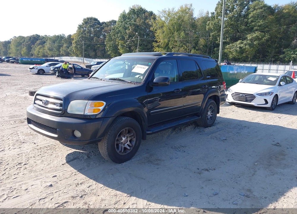 2003 TOYOTA SEQUOIA LIMITED V8 VIN: 5TDZT38A83S172940