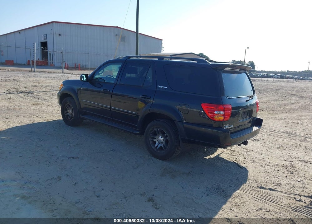 2003 TOYOTA SEQUOIA LIMITED V8 VIN: 5TDZT38A83S172940