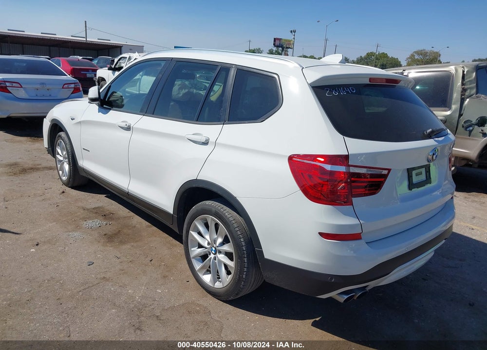 2015 BMW X3 SDRIVE28I VIN: 5UXWZ7C57F0M83445