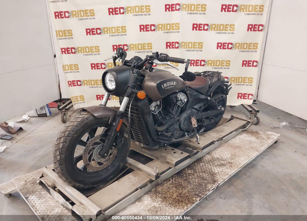2019 INDIAN MOTORCYCLE CO. SCOUT BOBBER ABS VIN: 56KMTA00XK3141104