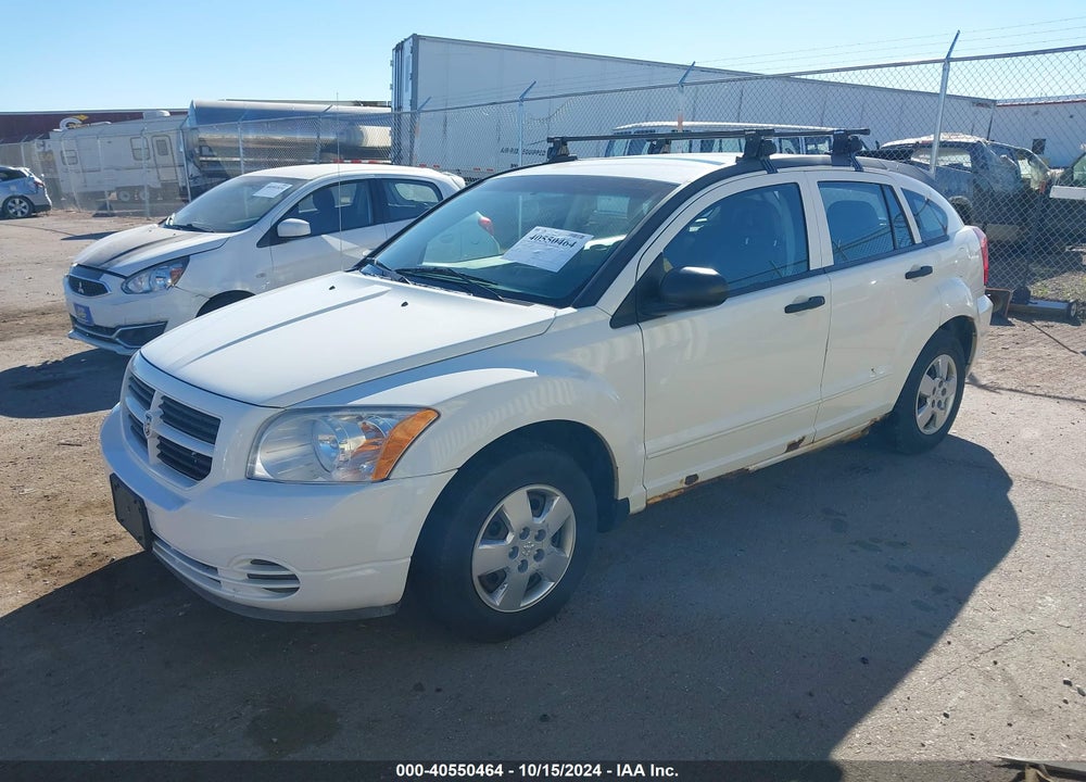 2007 DODGE CALIBER VIN: 1B3HB28B37D282637