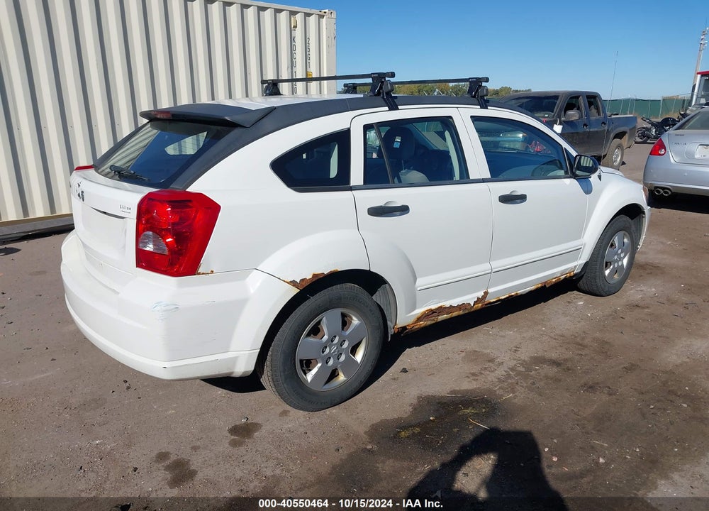 2007 DODGE CALIBER VIN: 1B3HB28B37D282637