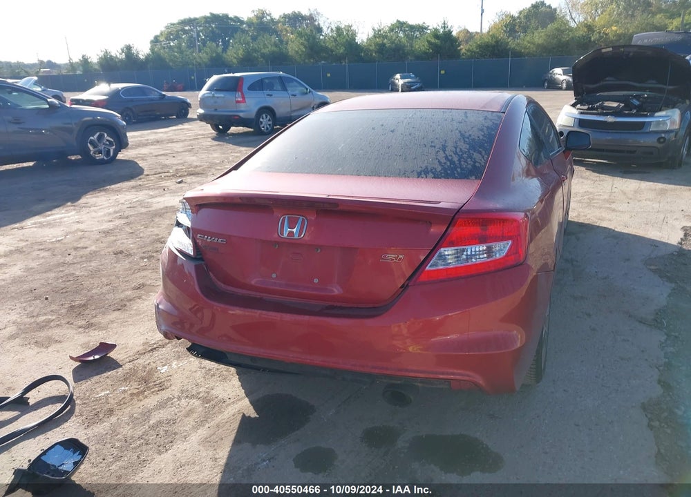 2012 HONDA CIVIC SI VIN: 2HGFG4A50CH705390