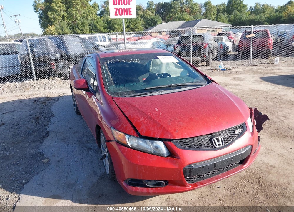 2012 HONDA CIVIC SI VIN: 2HGFG4A50CH705390