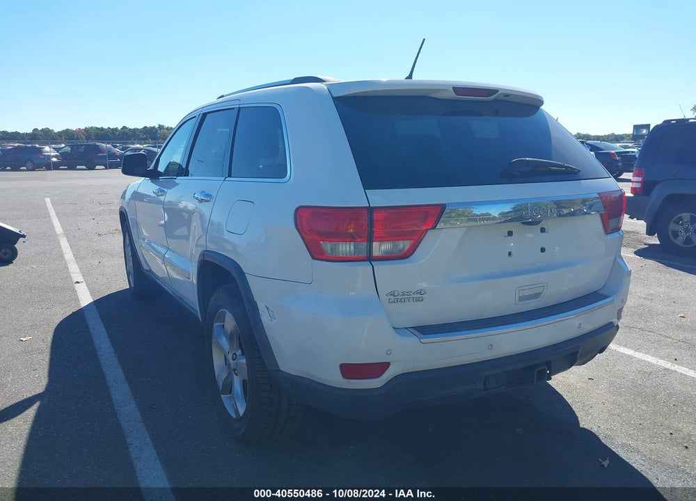 2013 JEEP GRAND CHEROKEE LIMITED VIN: 1C4RJFBG8DC542887