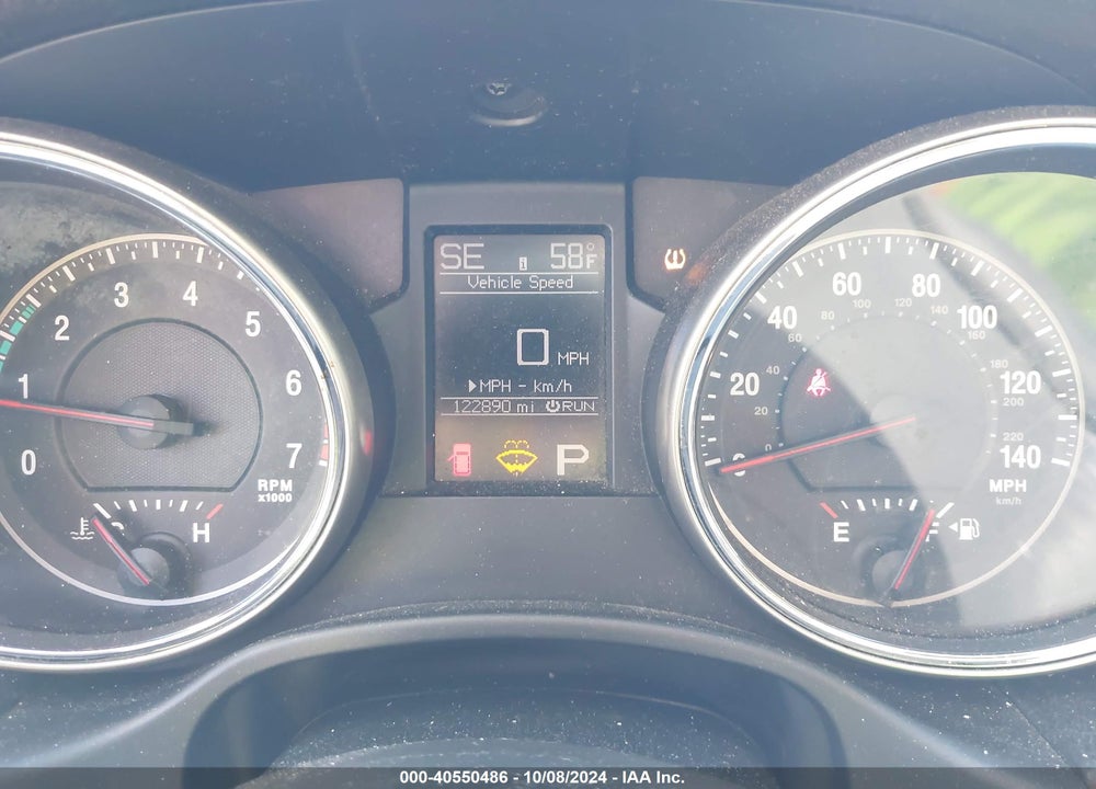 2013 JEEP GRAND CHEROKEE LIMITED VIN: 1C4RJFBG8DC542887