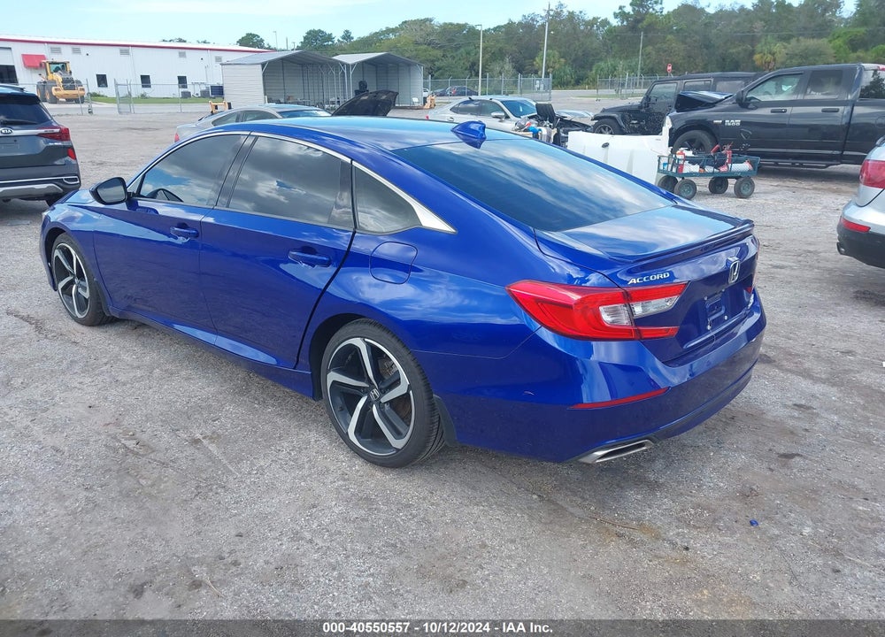 2020 HONDA ACCORD SPORT 2.0T VIN: 1HGCV2F33LA022568