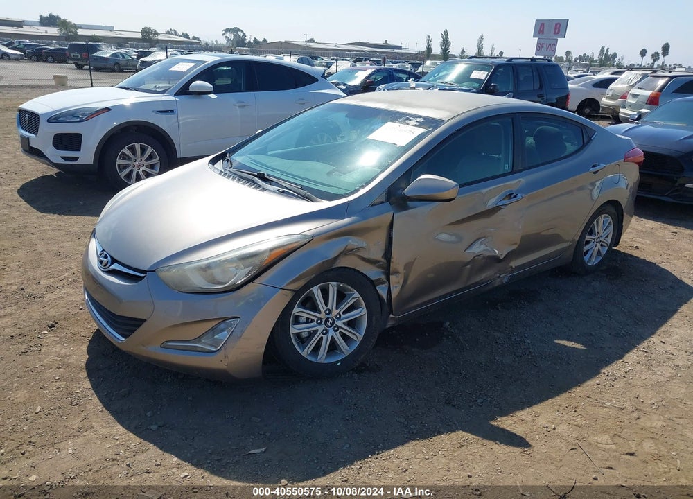 2014 HYUNDAI ELANTRA SE VIN: 5NPDH4AE4EH536178