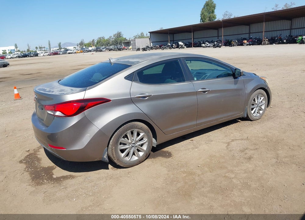 2014 HYUNDAI ELANTRA SE VIN: 5NPDH4AE4EH536178