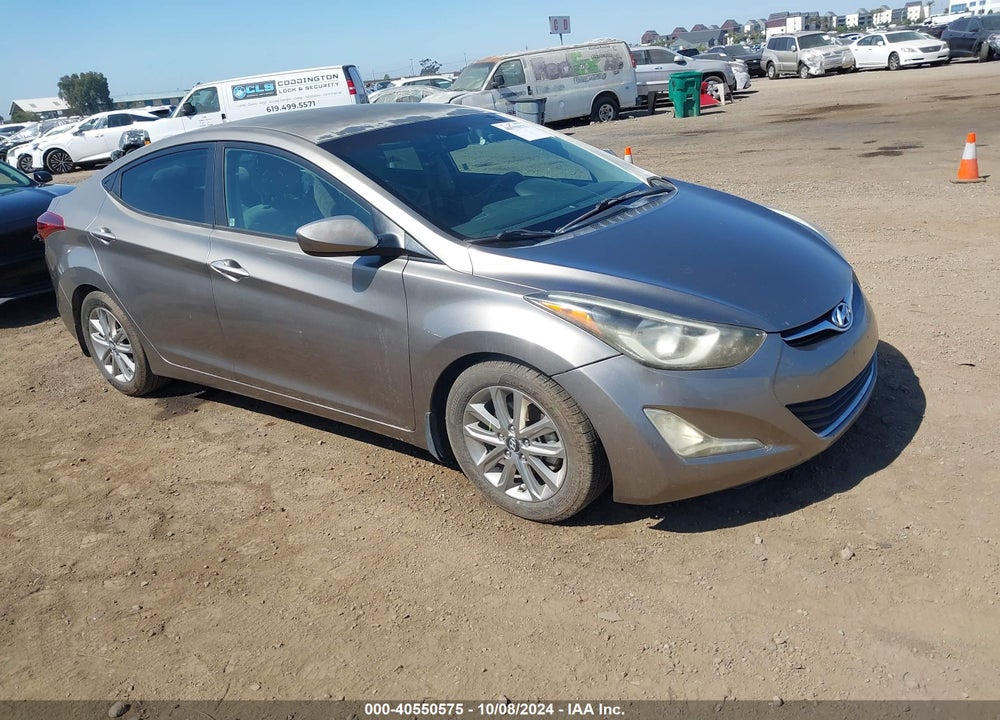 2014 HYUNDAI ELANTRA SE VIN: 5NPDH4AE4EH536178