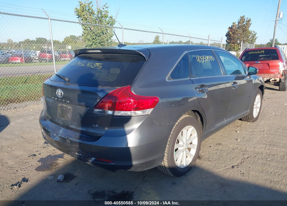 2012 TOYOTA VENZA LE VIN: 4T3ZA3BB3CU056082