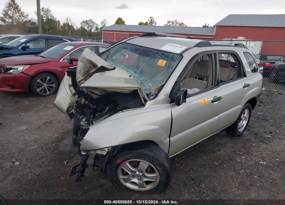 2007 KIA SPORTAGE LX VIN: KNDJF724877303928