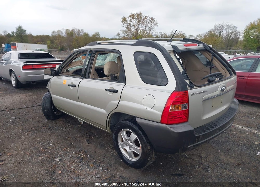2007 KIA SPORTAGE LX VIN: KNDJF724877303928
