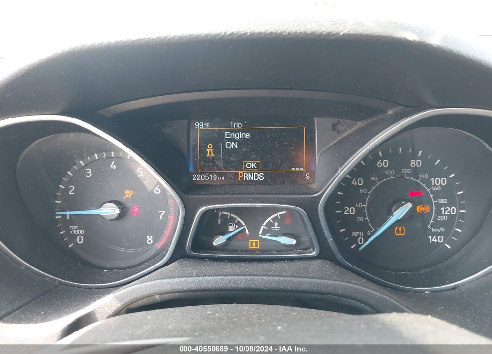 2015 FORD FOCUS TITANIUM VIN: 1FADP3N2XFL238427