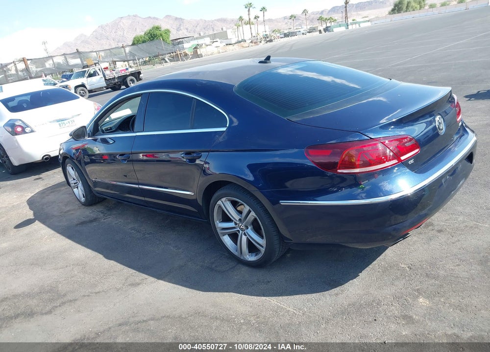 2013 VOLKSWAGEN CC 2.0T SPORT PLUS VIN: WVWBP7AN7DE515285