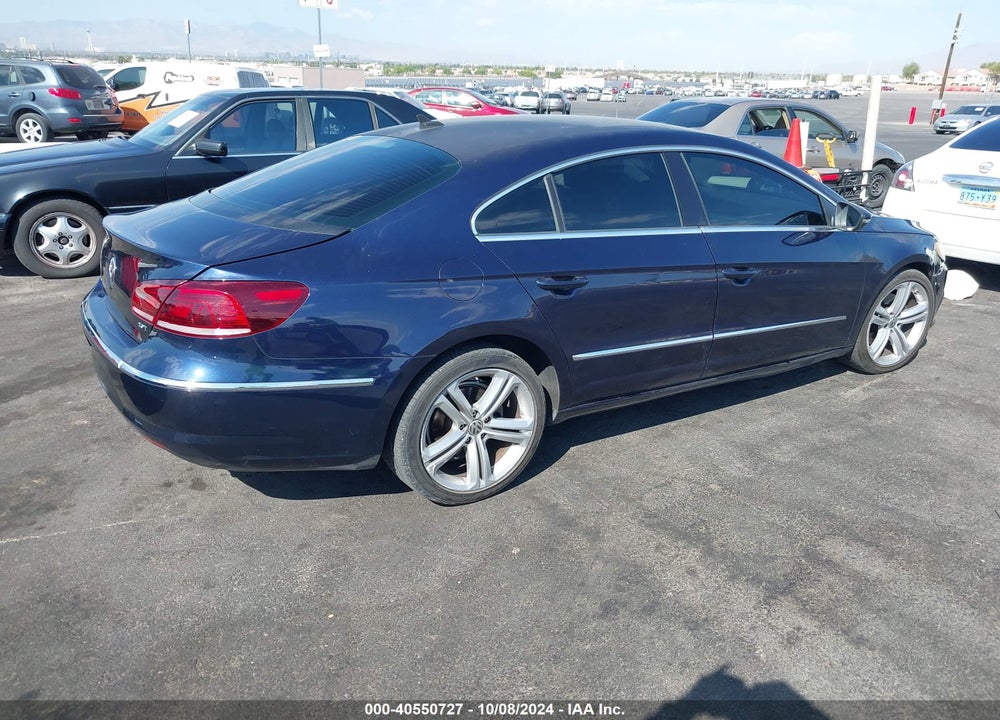 2013 VOLKSWAGEN CC 2.0T SPORT PLUS VIN: WVWBP7AN7DE515285