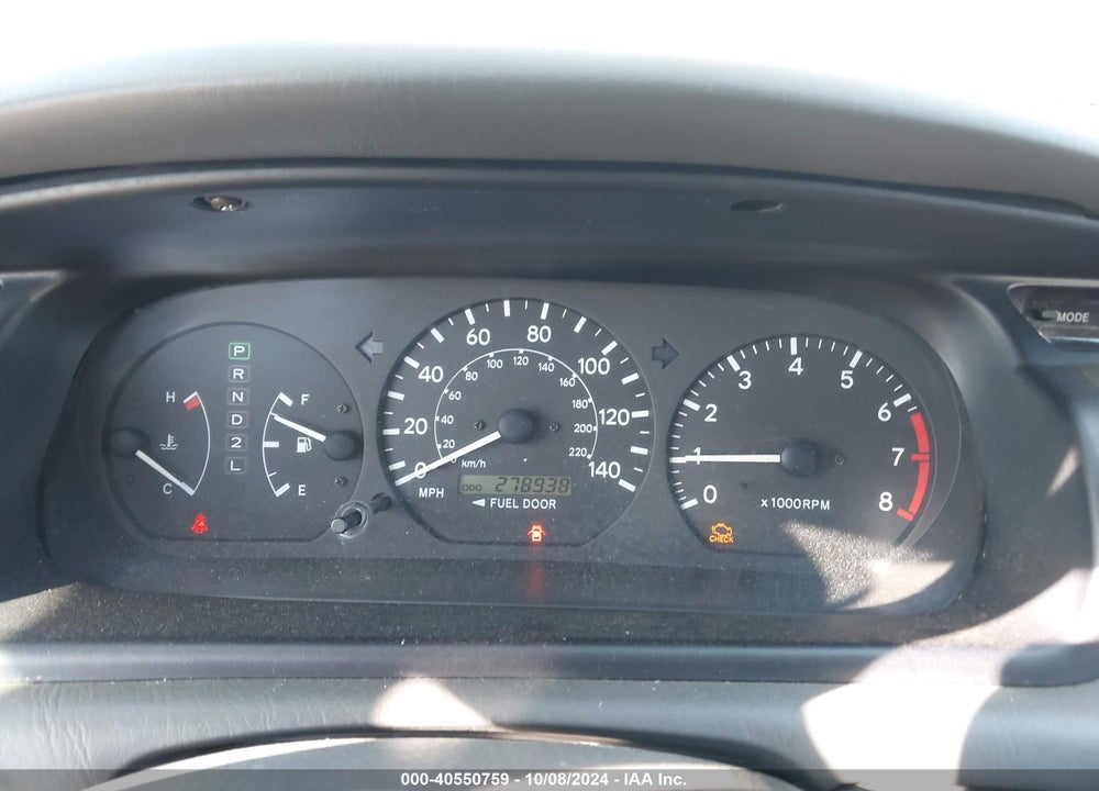 2001 TOYOTA CAMRY LE V6 VIN: 4T1BF22K01U958384