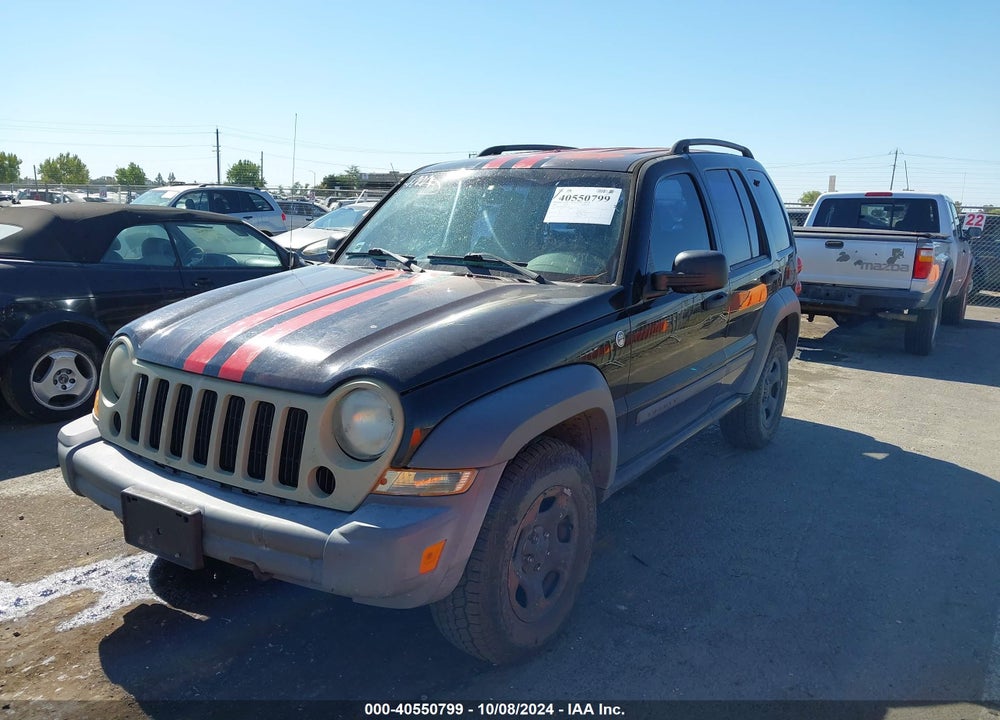 2005 JEEP LIBERTY SPORT VIN: 1J4GL48K05W674196