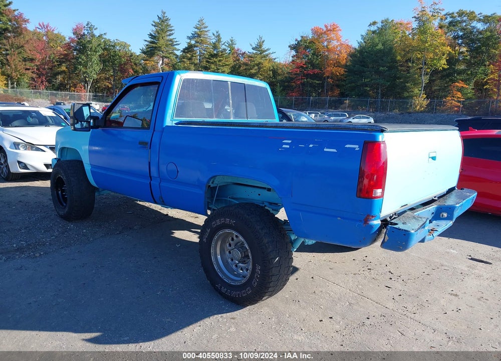 1989 GMC SIERRA K1500 VIN: 1GTDK14K0KZ539004