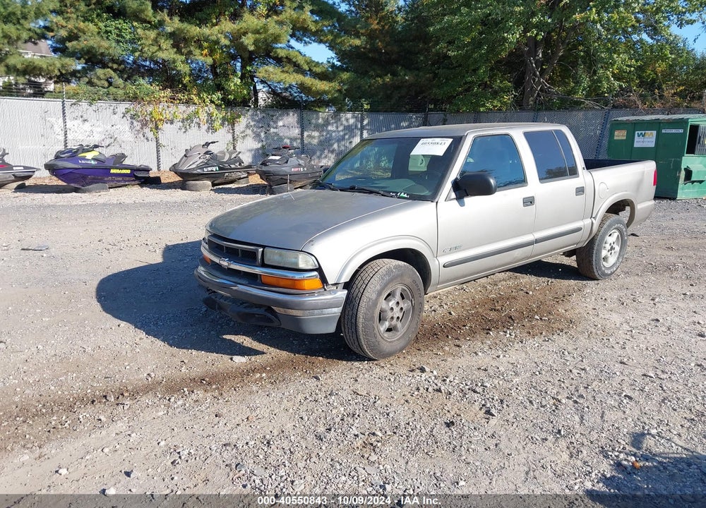 2002 CHEVROLET S-10 LS VIN: 1GCDT13W62K189419