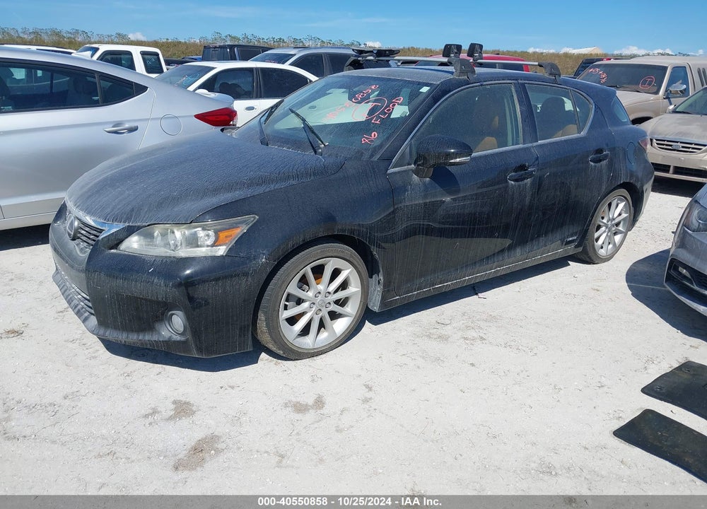 2012 LEXUS CT 200H PREMIUM VIN: JTHKD5BH2C2065548