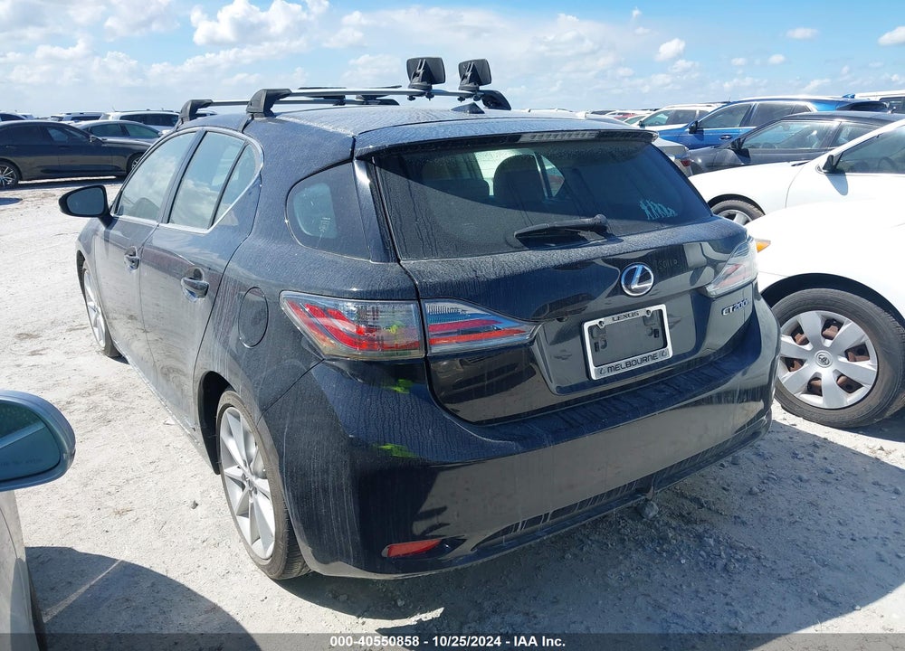 2012 LEXUS CT 200H PREMIUM VIN: JTHKD5BH2C2065548