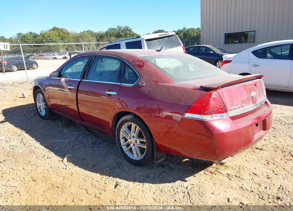 2008 CHEVROLET IMPALA LTZ VIN: 2G1WU583781335811