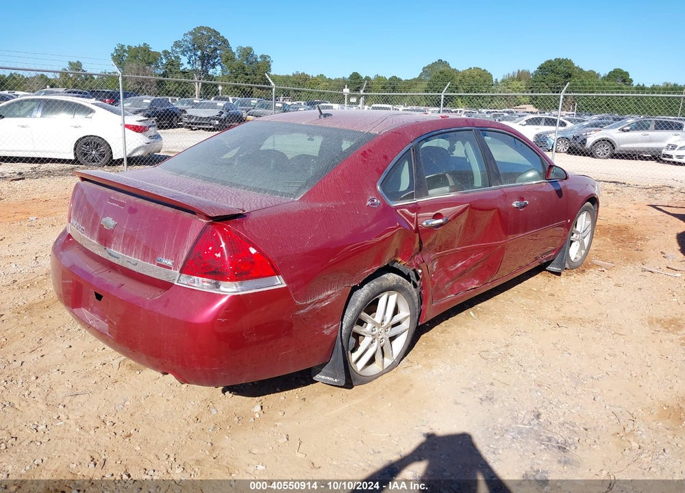 2008 CHEVROLET IMPALA LTZ VIN: 2G1WU583781335811
