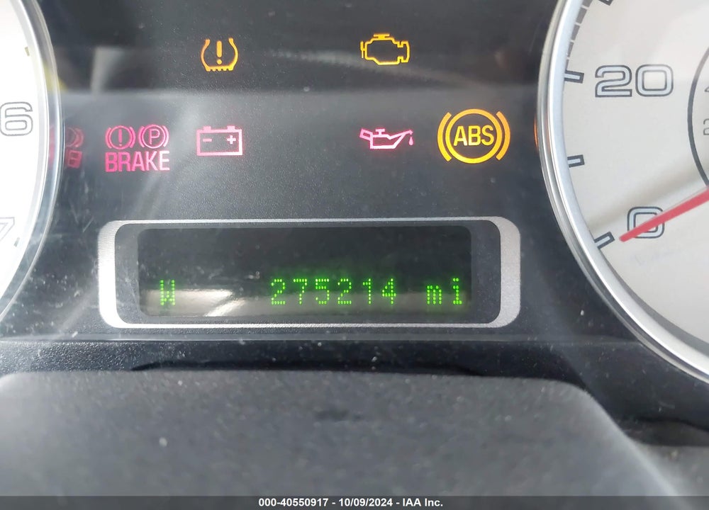 2009 FORD TAURUS LIMITED VIN: 1FAHP25W19G125722