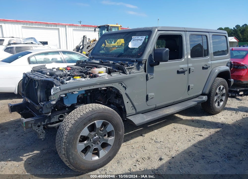 2022 JEEP WRANGLER UNLIMITED SAHARA 4X4 VIN: 1C4HJXEG0NW177313