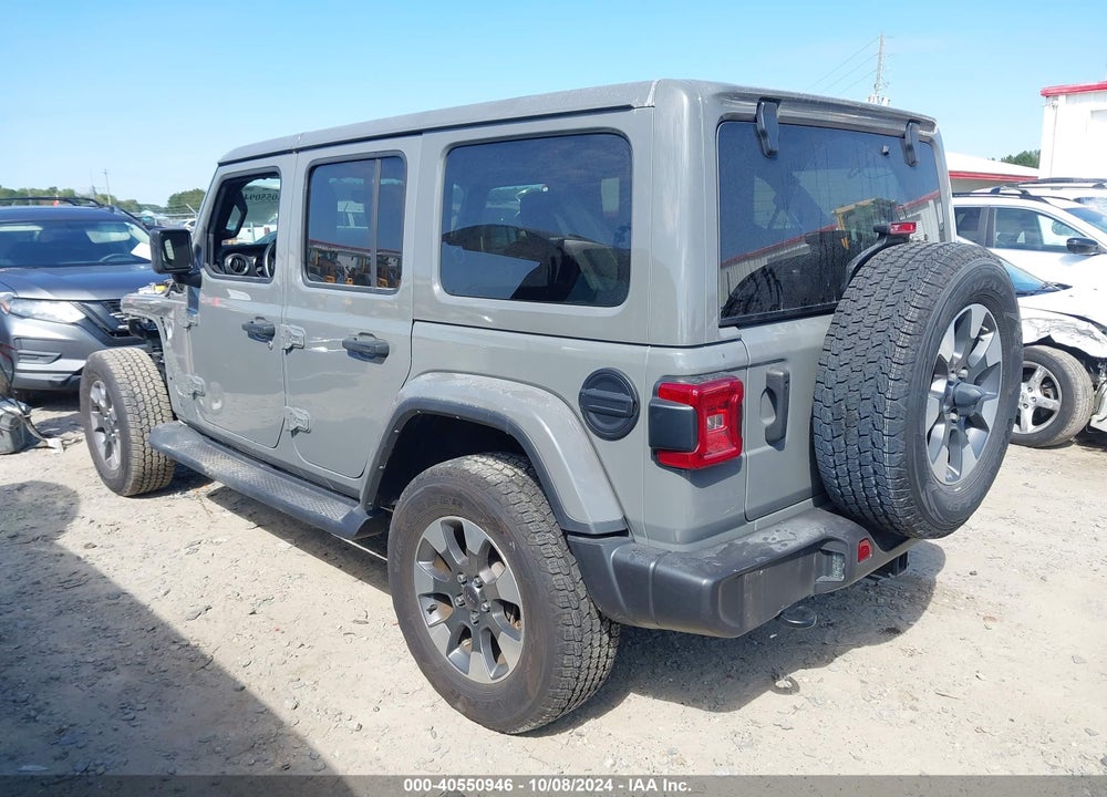 2022 JEEP WRANGLER UNLIMITED SAHARA 4X4 VIN: 1C4HJXEG0NW177313