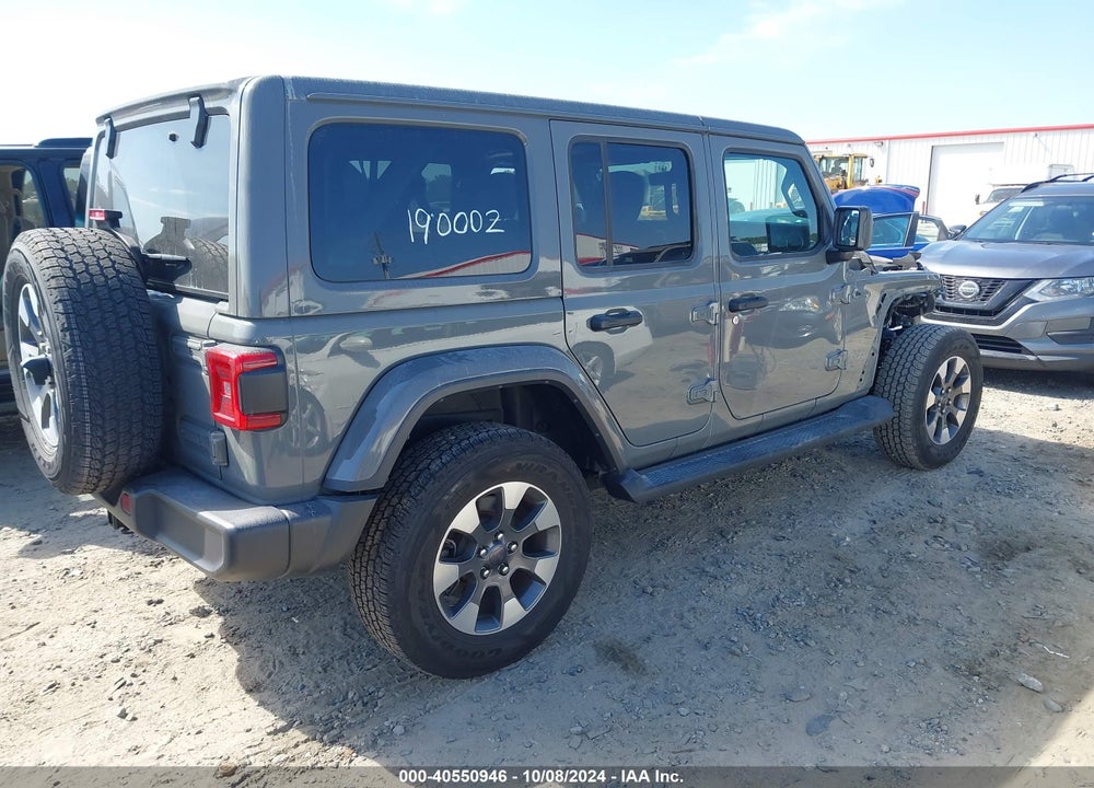 2022 JEEP WRANGLER UNLIMITED SAHARA 4X4 VIN: 1C4HJXEG0NW177313