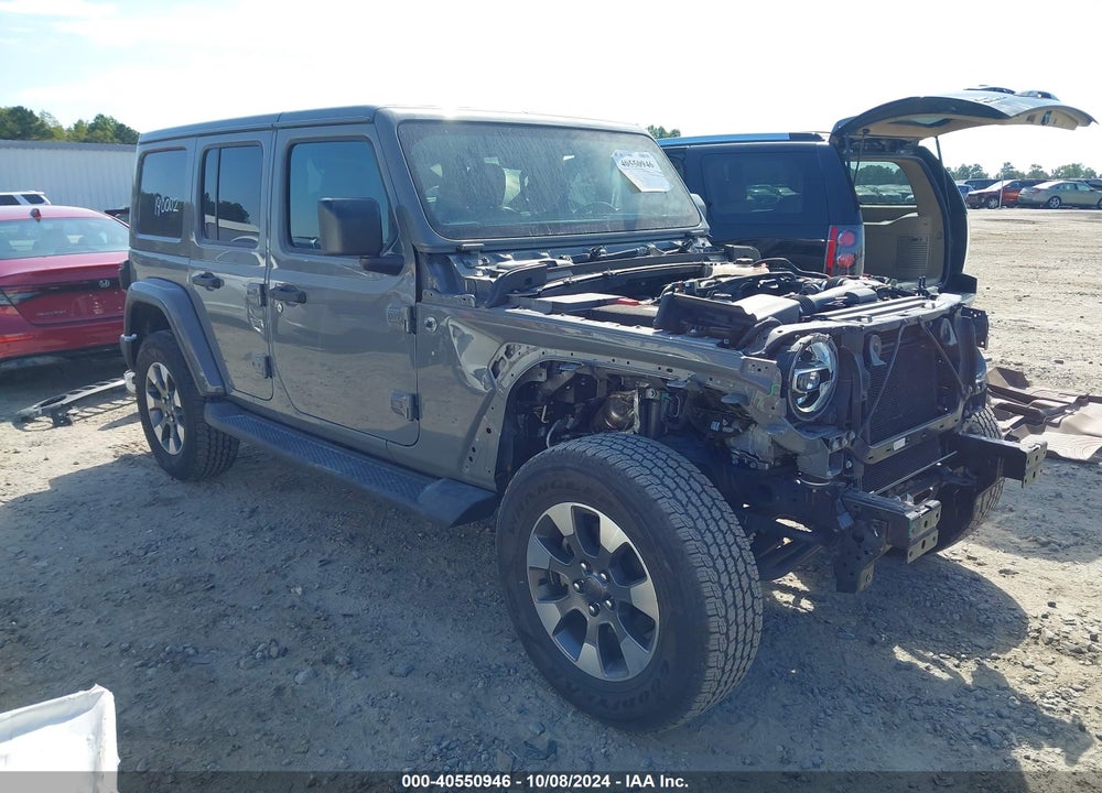 2022 JEEP WRANGLER UNLIMITED SAHARA 4X4 VIN: 1C4HJXEG0NW177313