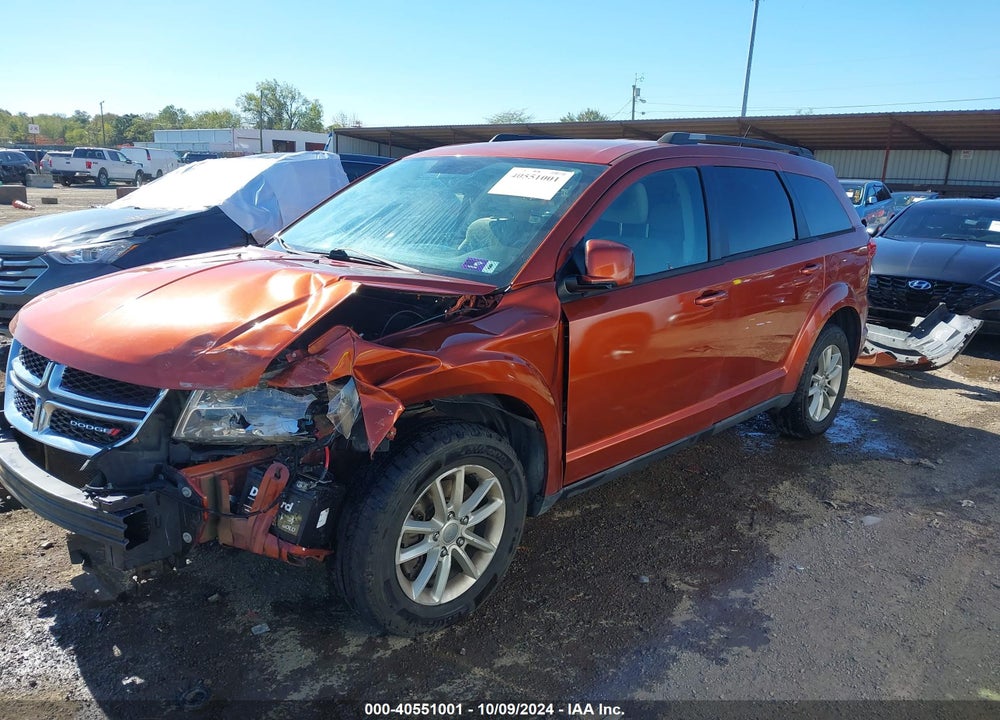 2014 DODGE JOURNEY SXT VIN: 3C4PDCBG6ET175538