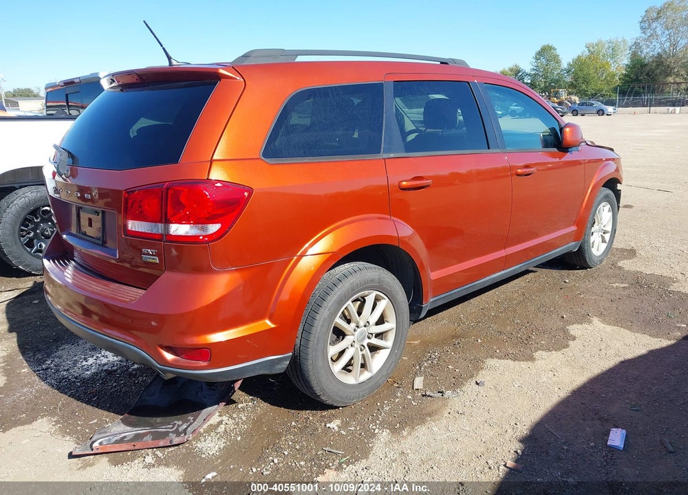 2014 DODGE JOURNEY SXT VIN: 3C4PDCBG6ET175538