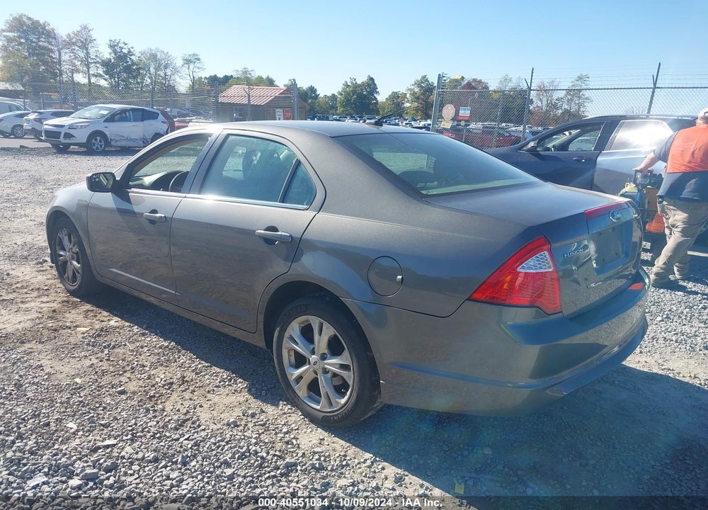 2012 FORD FUSION SE VIN: 3FAHP0HA2CR285032