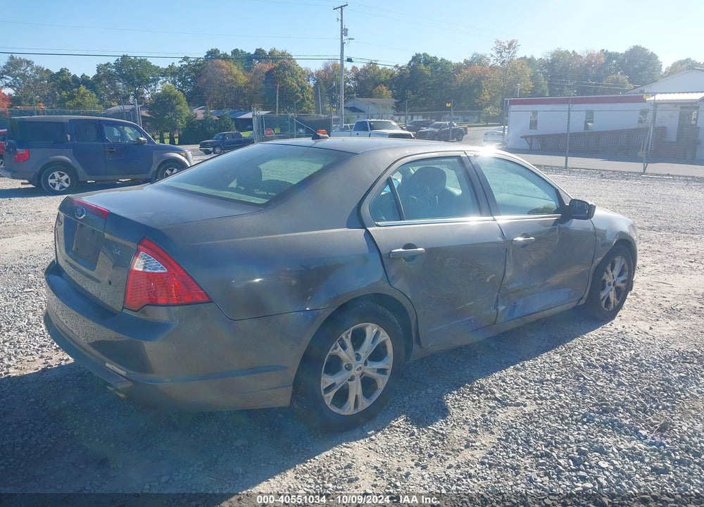 2012 FORD FUSION SE VIN: 3FAHP0HA2CR285032