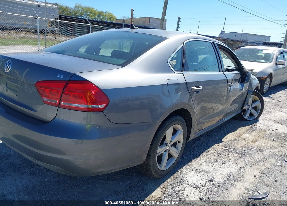 2012 VOLKSWAGEN PASSAT 2.5L SE VIN: 1VWBP7A3XCC062754