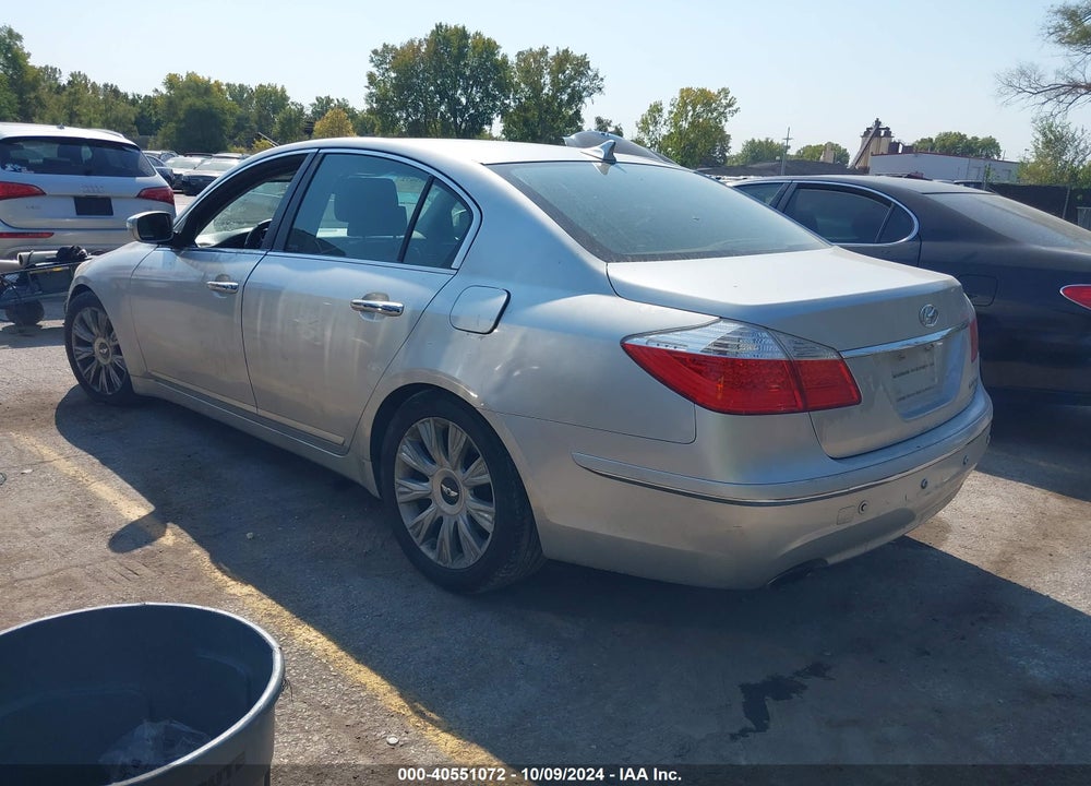 2009 HYUNDAI GENESIS 3.8 VIN: KMHGC46E79U043283