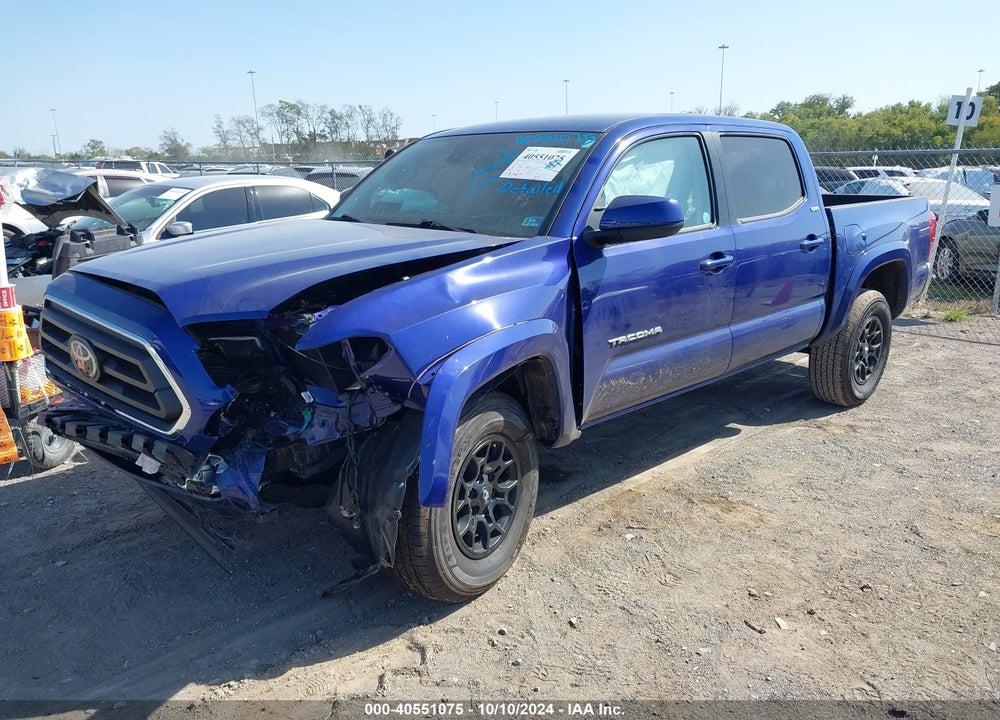 2022 TOYOTA TACOMA SR5 V6 VIN: 3TMCZ5AN1NM504281