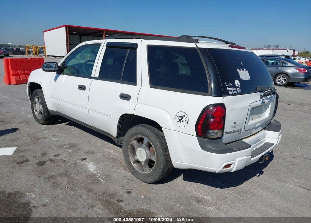 2008 CHEVROLET TRAILBLAZER FLEET VIN: 1GNDT13S682164632