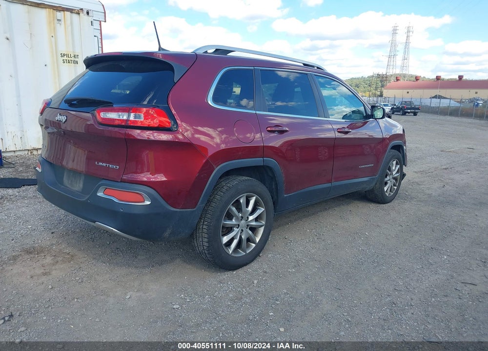 2018 JEEP CHEROKEE LIMITED 4X4 VIN: 1C4PJMDB1JD600552