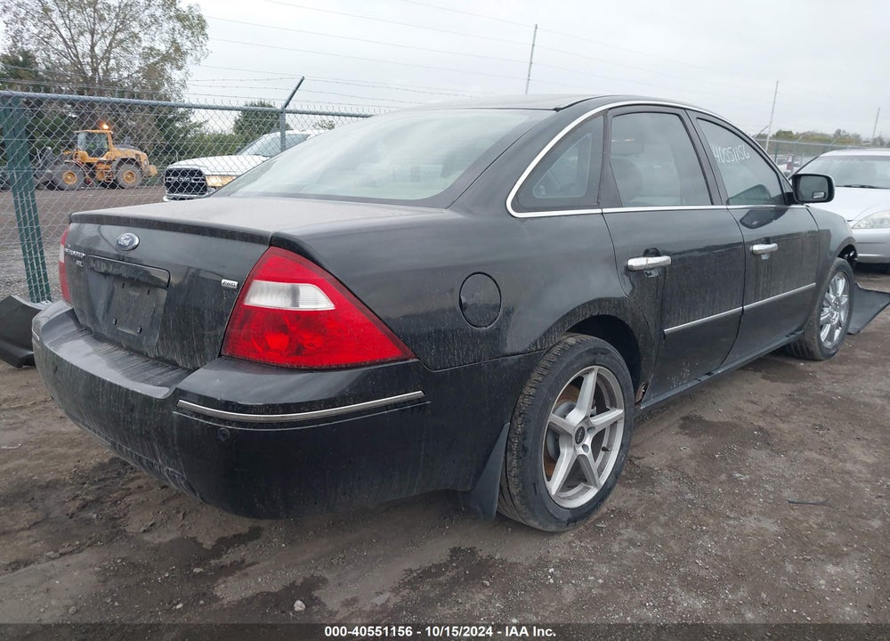2006 FORD FIVE HUNDRED SEL VIN: 1FAFP27156G152104