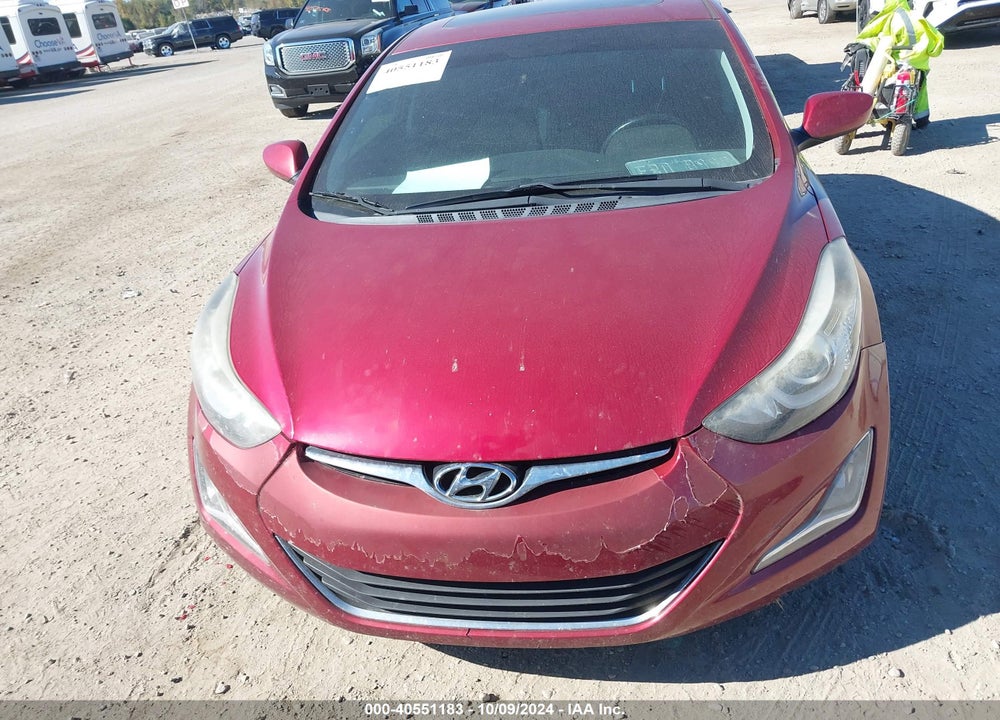 2015 HYUNDAI ELANTRA SE VIN: 5NPDH4AE6FH558085
